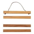 thumbnail image 2 of Poster Hanger Wooden Poster Hangers Magnets Frame Hanging Teak, 2 of 8