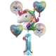 thumbnail image 1 of Kit de globos Mylar con unicornio para el primer cumpleaños, 6 unidades, 1 of 1