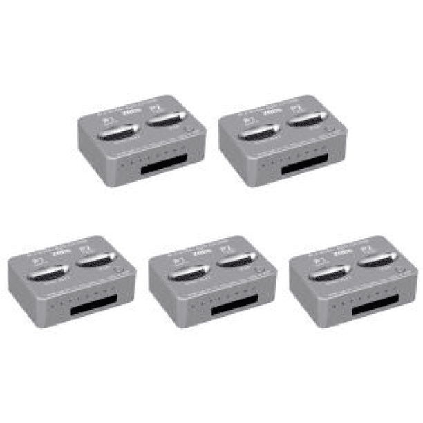 Caja de disco duro externo SSD de doble bahía carcasa M/B Key M.2 para llave M2