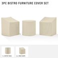 thumbnail image 4 of Juego de fundas para muebles Crosley Patio, impermeables, color canela, 3 piezas, 4 of 8