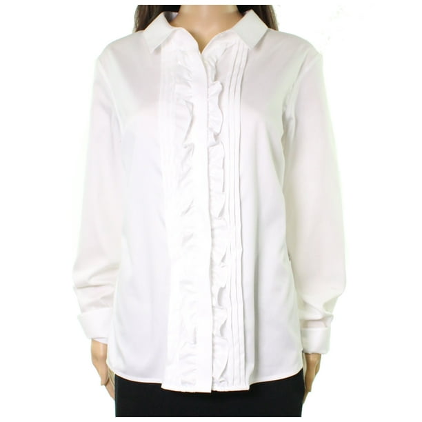 tommy hilfiger white button down shirt