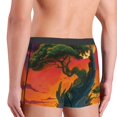 thumbnail image 3 of KLL Abstract Tree Castle Men's Cotton Boxer Briefs Underwear-Large, 3 of 8