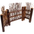 thumbnail image 1 of GARVALON 1Set Miniature Fence for Crafts Micro Landscape Decor Brown 14.93X8.84X0.90in, 1 of 5