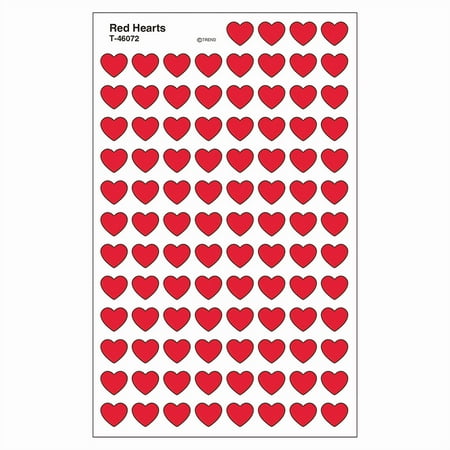 UPC: 0078628460728 | SUPERSHAPES STICKERS RED HEARTS
