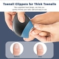 thumbnail image 5 of Upgraded Electric Nail Clipper for Thick Toenails - Rechargeable, 2 Speeds, Magnetic Cover, Automatic File for Adults & Seniors (Black), 5 of 9