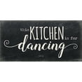 thumbnail image 3 of Rae, Marla 14x9 Black Modern Framed Museum Art Print Titled - The Kitchen is for Dancing, 3 of 5
