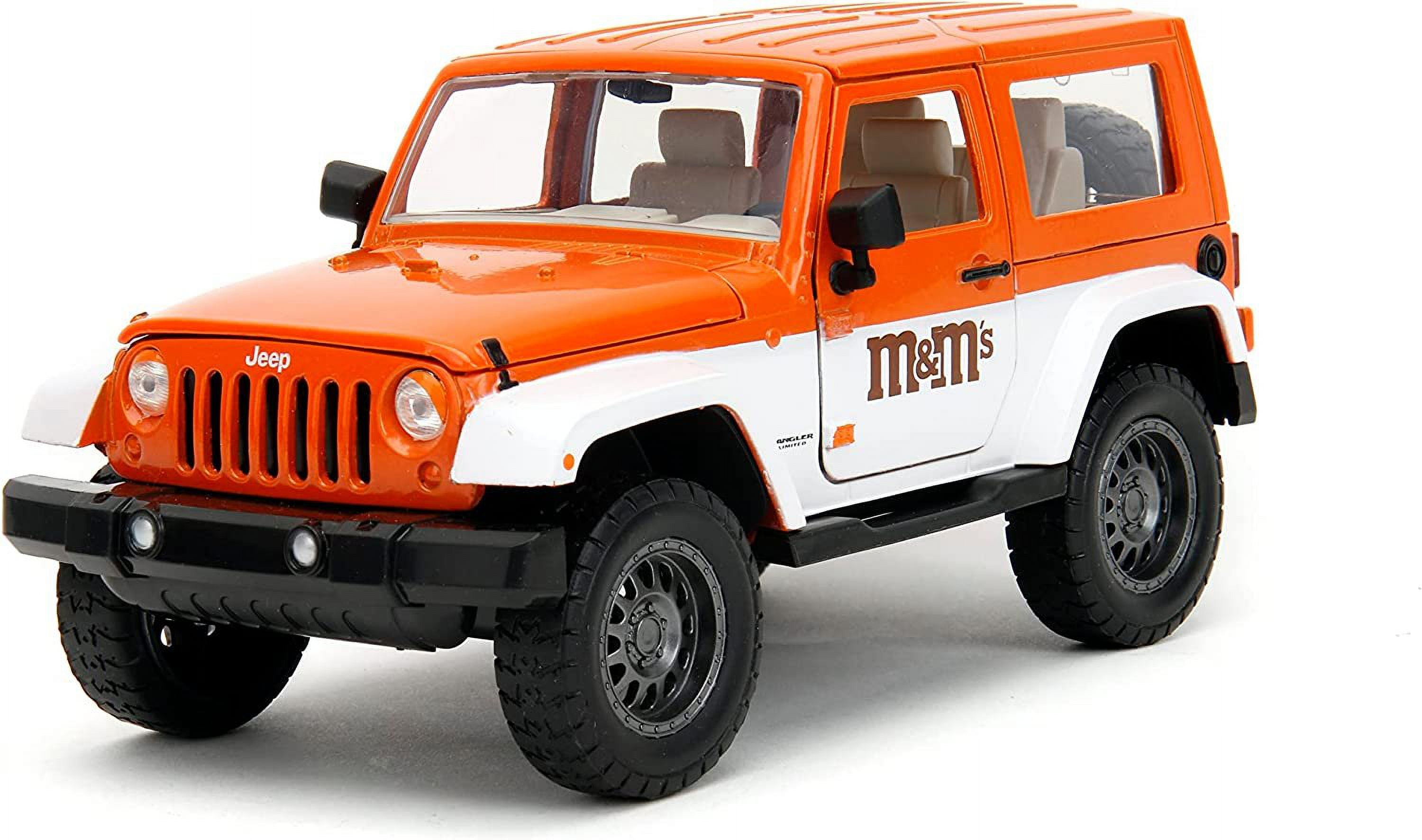 M&M's ジープ ミニカー レッド ブルー Collections Etc M&M Jeep