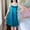Sky Blue, variant on LADIGASU Fashion Women Summer V-Neck Casual Solid Sleeveless Sleepshirts Dress