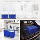 thumbnail image 2 of Xiao Hua Bolsa para móvil extragrande de 6 piezas con cremallera y asa, bolsa de almacenamiento resistente, bolsa de almacenamiento para móvil que ahorra espacio (gris), 2 of 5