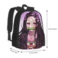 thumbnail image 2 of Demon Slayer Backpack For School Anime Bookbag Lightweight School Bags Satchel Back Packs, 2 of 2