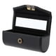 thumbnail image 1 of Estuche de cuero para lápiz labial, caja de almacenamiento, espejo, monedero, bolsillo Negro, 1 of 8