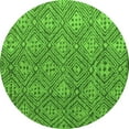 thumbnail image 1 of Ahgly Company Indoor Round Abstract Green Modern Area Rugs, 7' Round, 1 of 4