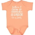 thumbnail image 3 of Inktastic Future Sailor Like Daddy Boys Baby Bodysuit, 3 of 5