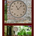 thumbnail image 2 of 12inch Garden Clock Waterproof Wall Mounted Clock Decorative Bees Outdoor Clock for Livingrooms Office Bathroom Kitchen, 2 of 7