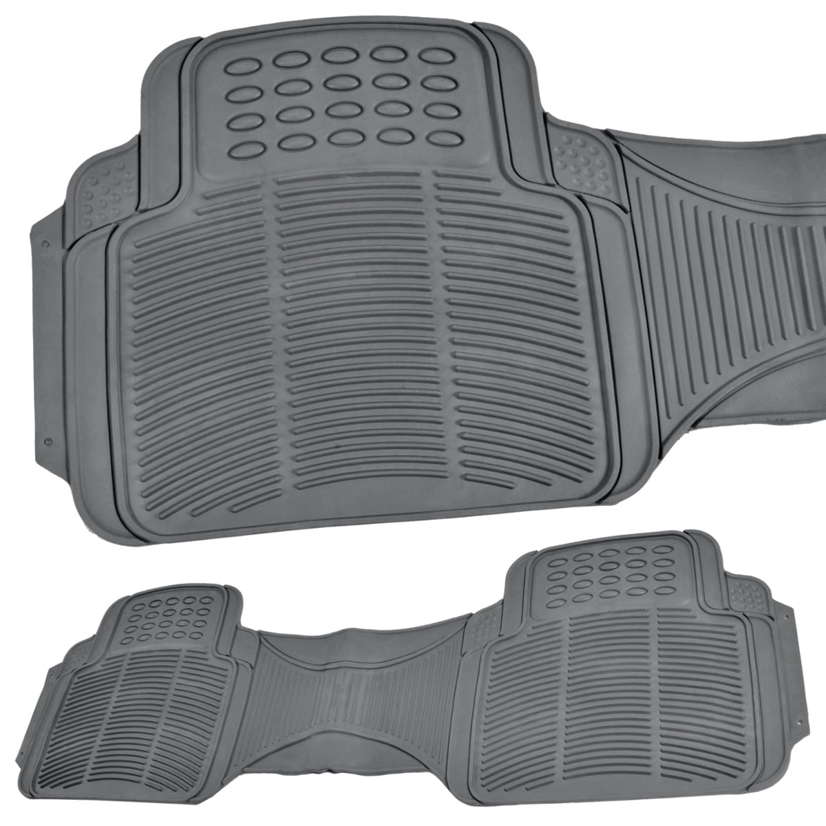 BDK Car Floor Mats with Cargo Mat, All Around Utitliy Trunk Mat, 3 Colors