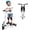White, variant on Wheelive Kids 3-in-1 Drift Scooter – Foldable Light-Up Wiggle, Kick & Push Modes, Adjustable Handlebar, Safe 3-Wheel Ride, Outdoor, Travel, Playground, White