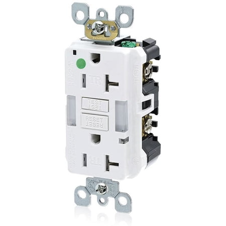 Leviton X7892-HGW Hospital Grade Guide Light Tamper-Resistant Slim GFCI Duplex Receptacle  20-Amp  White (Old Model) price history on PriceWatchPro