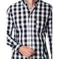thumbnail image 3 of Camisas Hombre Cuadros Casuales Moda Regular Fit, 3 of 4