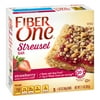 (2 pack) (2 Pack) Fiber One Strawberry Streusel Bar, 7.1 oz Box