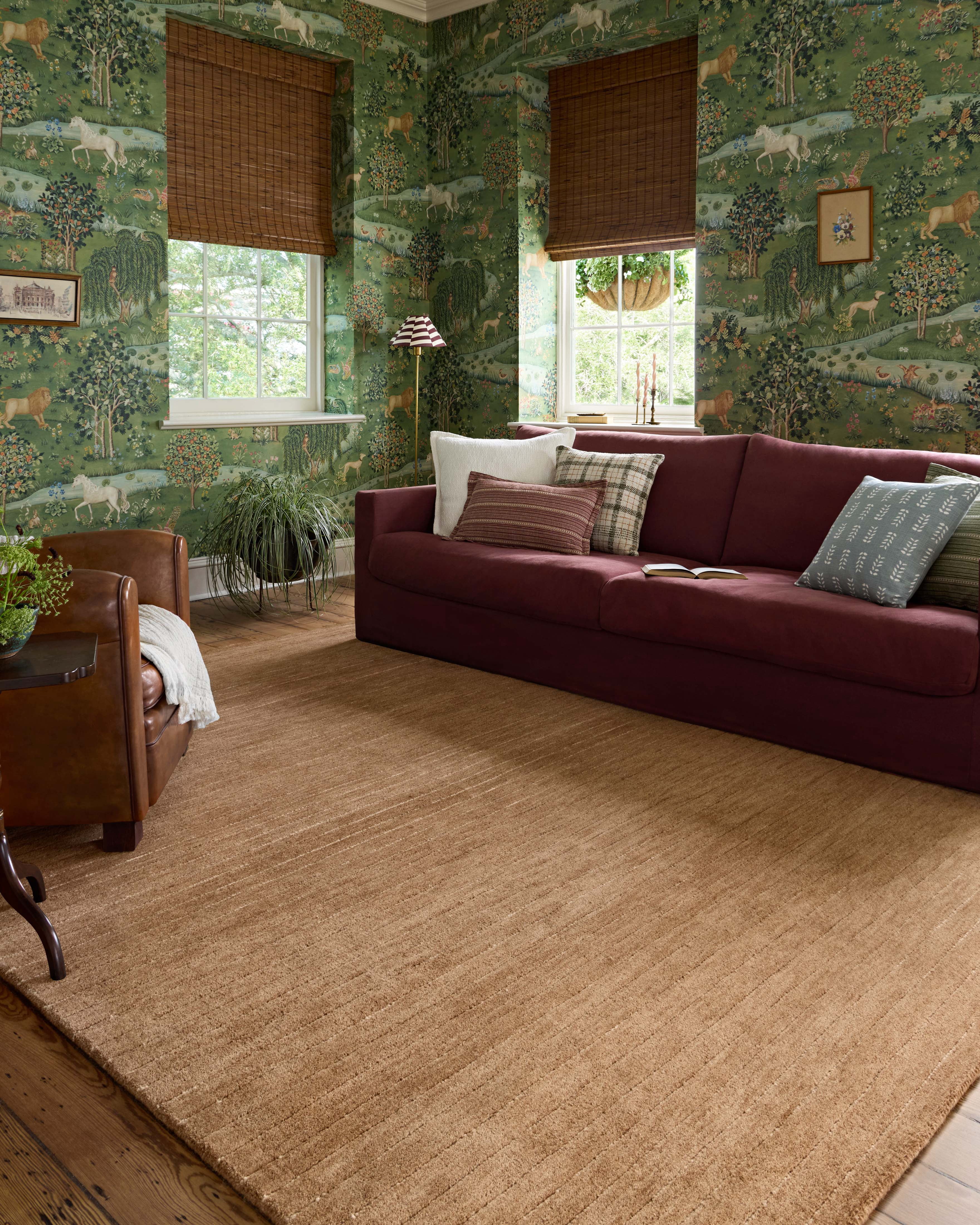 Chris Loves Julia x Loloi Henry Rust / Natural 9'-3" x 13' Area Rug
