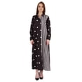thumbnail image 1 of Bimba Robe Chemise Maxi à Manches Longues Imprimée pour Femmes, Coupe Ample Décontractée, Boutonnée, 1 of 7