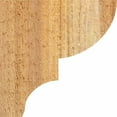 thumbnail image 3 of 4"W x 6"D x 6"H Ridgewood Rough Sawn Corbel, Western Red Cedar, 3 of 9