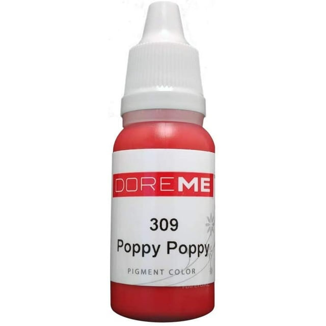 DOREME Permanent Makeup Pigment Ink Poppy Poppy Lip Color Tattoo Micro Cosmetic Micropigmention