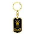 thumbnail image 4 of Tibetan Mastiff Keychain Stainless Steel or 18k Gold, 4 of 10
