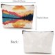 thumbnail image 2 of Bolsa de maquillaje de lona, ​​bolsa de cosméticos, bolsa de viaje portátil, artículos de tocador, pequeño organizador, estuche de almacenamiento, lápiz con cremallera, regalo, 2 of 6