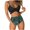 Green, variant on LoyisViDion Women Swimsuits On Clearance Women Sexy Patchwork Printed Bikini Push-Up Pad Swimwear Set Swimsuit Beachwear Mint Green XL