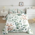 thumbnail image 2 of Cute Animal Twin Comforter Set Cartoon Goat Sheep Bedding Set Twin, Spring Eucalyptus Bedding Comforter Sets Leaves Duvet Set, Kawaii Farm Animal Quilted Comforter, 2 of 6