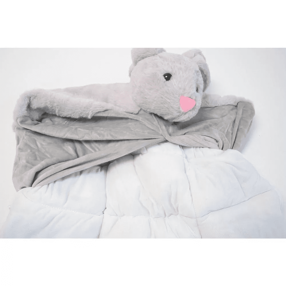 Schooled Weighted Plush Animal for Children, Calming Sensory Lap Stuffed Animal, Caterpillar