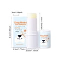 thumbnail image 2 of Dog Nose Sunscreen, Pet Sun Protection Cream For Dogs, Moisturizes & Protects Sensitive Noses - Refreshing Non-Sticky, Easy To Carry For Travel/Walking - Suitable For Light-Nosed, 2 of 7