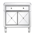 thumbnail image 3 of Elegant Lighting Danville Commode à Miroir à 2 Portes, Argent, 3 of 8