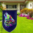 thumbnail image 3 of Wukai Howling Wolf Print Garden Flag 12.5x18 Inch Double Sided Sun-resistant Rain-resistant, Wrinkle-resistant Colorfast(Only Flag), 3 of 7