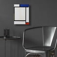 thumbnail image 5 of Epic Art 'Composition with Blue, Black, Yellow, and Red' by Piet Mondrian, Acrylic Glass Wall Art, 12"x16", 5 of 8