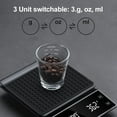thumbnail image 4 of 2kg/0.1g LED Digital Coffee Scale with Timer Portable Touch Screen Baking Powder Electronic Scales Weighing Device Type 3, 4 of 9