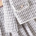 thumbnail image 7 of WOYY Toddler Girls Elegant Outfits Bow Plaid Jacket with Pleated Skirt Set, Sizes 2-3T, 7 of 7