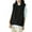 Black, variant on Krdevn Sleeveless Hoodie - Women's Oversized Solid Pullover, Drawstring Pocket for Fall Layering & Street Style, Size for XL