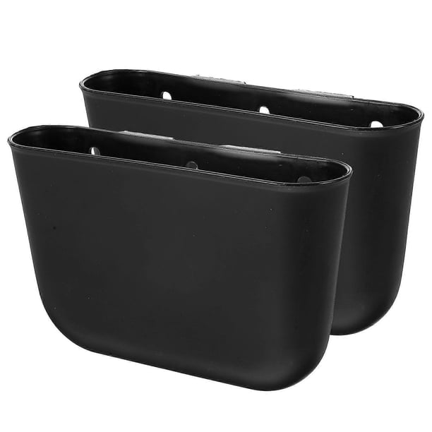 2pcs Car Trash Can Vehicle Trash Container Automotive Trash Can Hanging Garbage Bin Supply