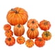 thumbnail image 3 of 12 piezas de calabazas artificiales, calabazas decorativas, accesorios de fotografía naranjas, calabazas de realistas para otoño, Acción de, 3 of 8