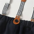 thumbnail image 6 of Boys Suits Formal Long Sleeve Shirt Suspenders Pants Casual Birthday Party Attire Comfortable 2 Piece Outfits 2-3 Y, 6 of 9