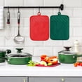 thumbnail image 4 of HAOAN 5Pcs Pot Holders for Kitchen Heat Resistant Pink Cotton Potholder Multipurpose Hot Pads Machine Washable Oven Mitt with Hanging Loop Pocket Potholder for Daily Baking Cooking Grilli, 4 of 6