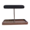 thumbnail image 2 of BELOVING Watch Display Stand Bangle Storage PU Leather for Necklaces Studs Countertop Silvery rod, 2 of 10