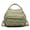 Green, variant on Women Quilted Sling Backpack Convertible Shoulder Bag Crossbody Purse with Handles Handbag for Travel Work Daily Errands