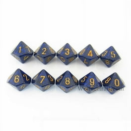 30 Mm Dice Assorted Color Dice D14 With Colored Numbers 1-7 Twice