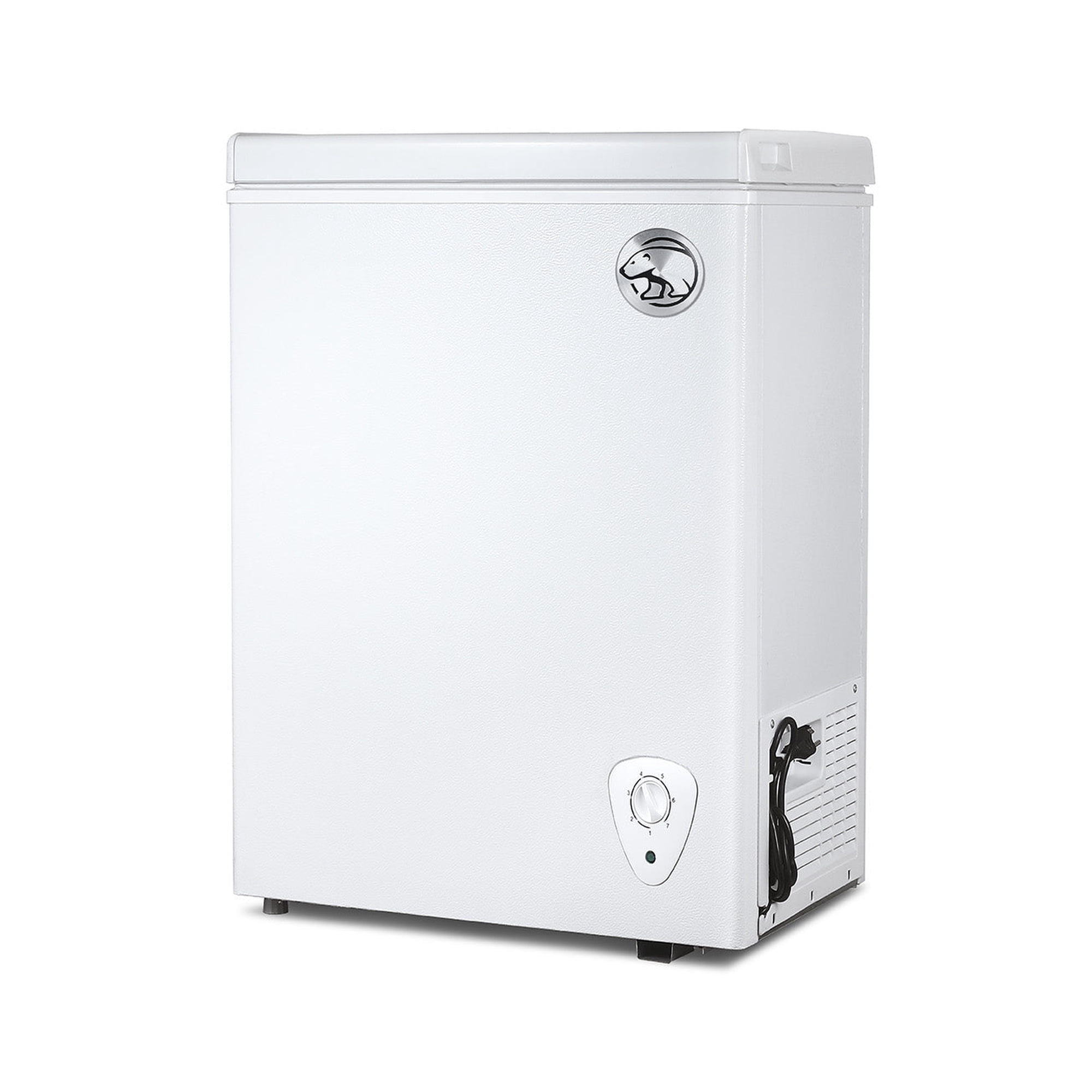 Commercial Cool 1.8 Cu. Ft. Compact Chest Freezer, Deep Freezer for Frozen Food Storage, Removable Storage Basket, R600a Refrigerant, CCFW18, White