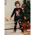 thumbnail image 6 of WIBACKER Kids Christmas Santa Claus Pajamas Long Sleeve Holiday Pjs Set Toddler Boys Girls Xmas Jammies 2-14 Years, 6 of 11