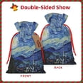 thumbnail image 2 of Pofeuu The Starry Night Print Burlap Bags with Drawstrings Drawstring Gift Bags Pouch Bag for Thankgiving Birthday Party Gift Wrapping Treats and Party Favors-Small, 2 of 9
