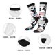 thumbnail image 5 of Fotbe Panda Cute Pink Hearts Calcetas Largas con Estampado para Hombre y Mujer – Calcetas de Compresión Transpirables y Elásticas, Viajar y Uso Diario Talla 5-11, 5 of 6
